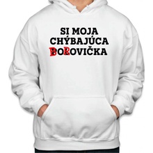 Fajntričko mikina Chýbajúca borovička biela