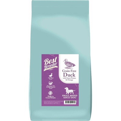 Best Breeder Grain Free Small Breed Duck with Sweet Potato & Orange 6 kg