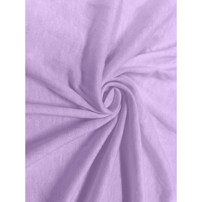 Povlečeme vše Prostěradlo Jersey Lux světle fialové 90x200