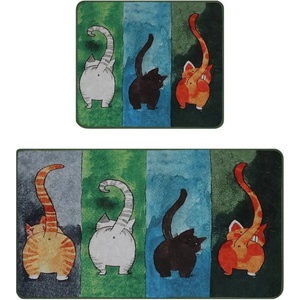 Foutastic Килими за баня в комплект от 2 бр. 60x100 cm Gatto Carino - Foutastic (359CHL2562)