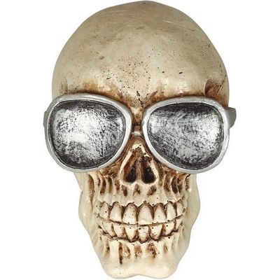 Fiestas Guirca Декорация - Череп с очила 11 см