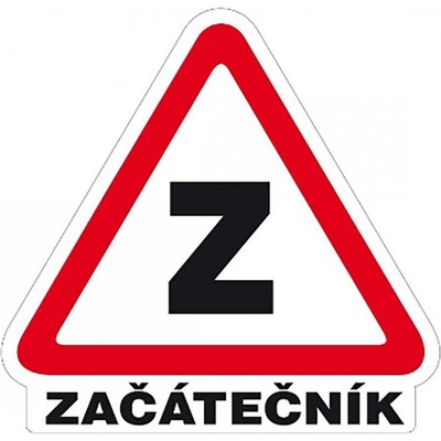 samolepka - ZAČÁTEČNÍK 160x155mm
