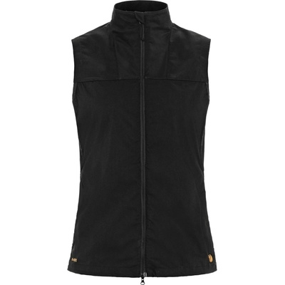 Fjällräven Дамски ветрозащитен елек Fjällräven Women's Abisko Vest Windproof vest - Black - размер XL (153-0058-0115)