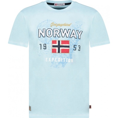 Geographical Norway tričko pánské JUITRE MEN světle modrá