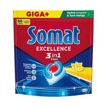 HENKEL drogerie Somat EXC 3в1 (88 бр. /опаковка) GIGA+ Лимон