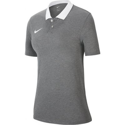 Nike W NK DF PARK20 POLO SS šedá