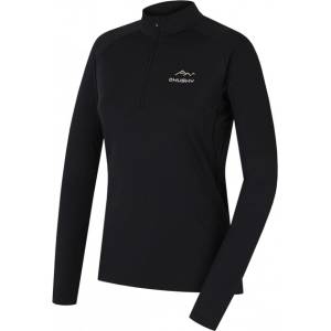 HUSKY Дамска термо блуза с цип Tromi Zip L, черна (hsk-HT0-0846)