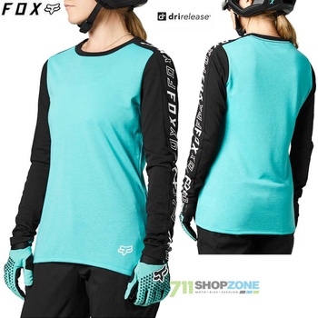 Fox Womens Ranger Drirelease LS S teal