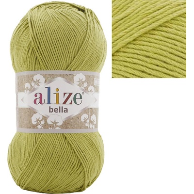 Alize Příze Bella 100 - bavlna Bella: 165 Zelená papoušková