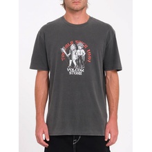 Volcom Trouble Couple Pw black pánské tričko s krátkým rukávem