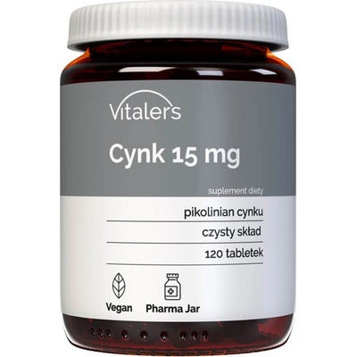 Vitaler's Цинк (пиколинат) 15 mg 120 таблетки | Vitalers (406132 (VIT-0613) VIT)