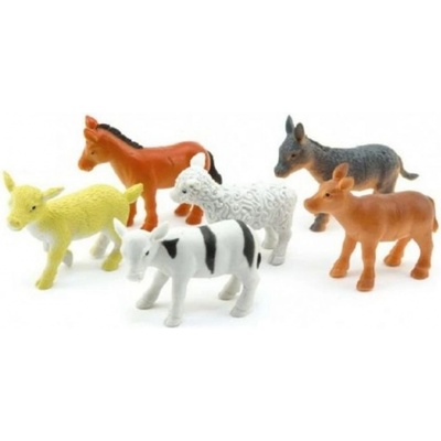 Teddies Zvířátka farma 6 ks