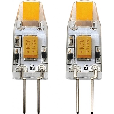 Eglo Stmievateľná LED žiarovka, G4, 1,2 W, 100lm, 2700K, teplá biela, 2ks