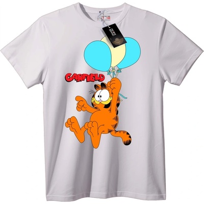 NOONEBRAND Тениска Garfield балон - S, Black