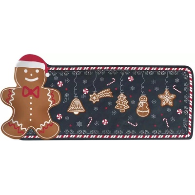 Easy Life Porcelánový servírovací tác Gingerbread 36x16 cm
