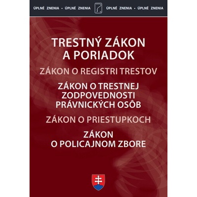 Trestné právo po novelách - Poradca s.r.o.