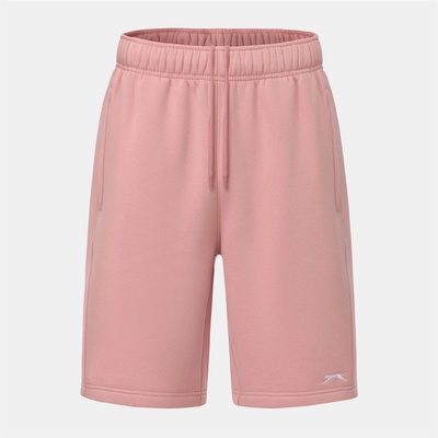 Slazenger Мъжки поларени къси панталони Slazenger Fleece Shorts Mens - Pink