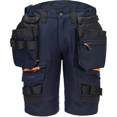 PortWest DX4 Holster DX444 Strečové kraťasy černá