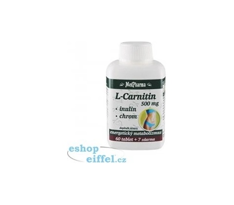 MedPharma L-Carnitin 500 mg+Inulin+Chrom 67 tablet od 205 Kč