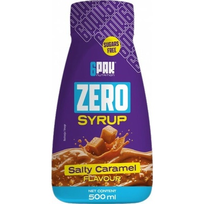 Zero Syrup Nutrition slaný karamel 0,5 l