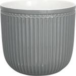 GreenGate Сива керамична саксия Alice, ø 14 cm - Green Gate (STWFPOAMALI8204)