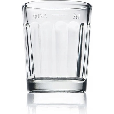 Rona Skleničky na likér sklenice na vodku poháry bezbarvý 24 x 20 ml