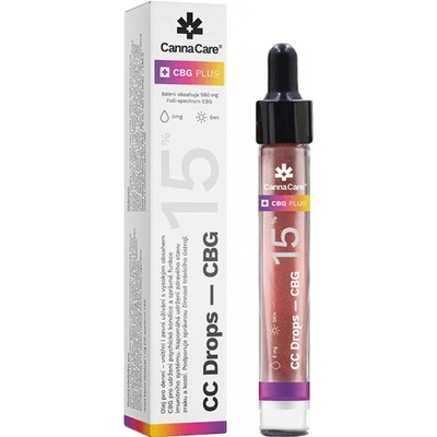 CannaCare Kvapky CC Drops s CBG 15% 7 ml