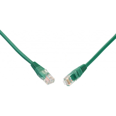 Solarix 28350059 Patch, CAT5E, UTP, PVC, 0,5m, zelený