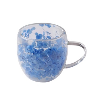 CupHup Стъклена термо чаша CupHup Passion Flower, Двойно дъно, Lunareth (02-02)