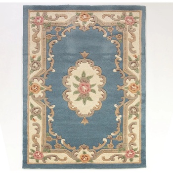 Flair Rugs Син вълнен килим , 120 x 180 cm Aubusson - Flair Rugs (503119310785)