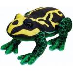 BEPPE Yellow-black frog 13 cm