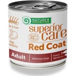 AKVATERA Nature's Protection Superior Care Wellness Soup for Red Coat Dogs With Tuna & Salmon - супа за кучета с червена козина с риба тон и сьомга, 6 х 140 мл