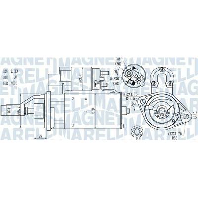 Startér MAGNETI MARELLI 063721114010