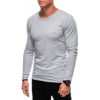 Edoti Men's printed longsleeve šedá