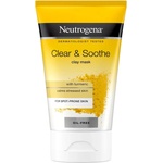 Neutrogena Clear & Soothe Маска за лице, глина и куркума, 50 ml