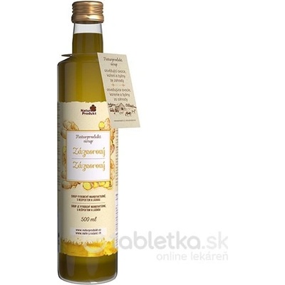 Naturprodukt Sirup Zázvorový 0,5 l
