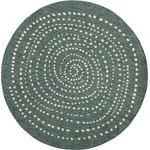 Hanse Home Зелен двустранен килим за открито , Ø 140 cm Bali - NORTHRUGS (103111-140)