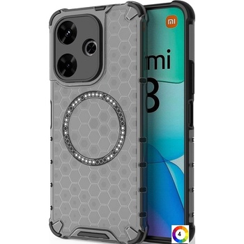 Xiaomi Redmi 13 5G / 13 4G Силиконов Калъф Honeycomb TPU и Протектор