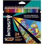  Цветни моливи BIC Intensity 24 цвята
