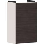 Hansgrohe Xevolos E - Шкаф за умивалник 58x34x25 см, 1 врата, панти отляво, матово бежово/тъмен дъб 54167730 (54167730)