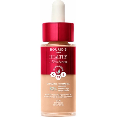 Bourjois Healthy Mix ľahký make-up pre prirodzený vzhľad 55N Deep Beige 30 ml