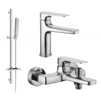 Mexen Lynx DQ72 комплект за вана, хром - 745903DQ72-00 (745903DQ72-00)