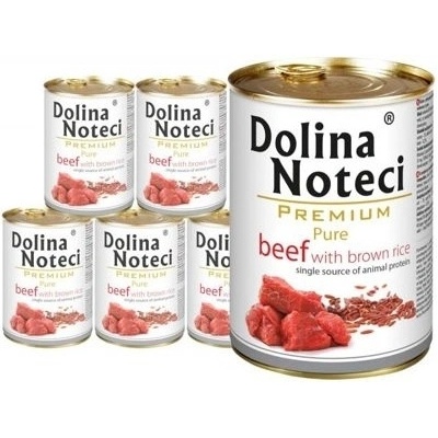 Dolina Noteci Premium Чисто говеждо месо с кафяв ориз 12x800 г