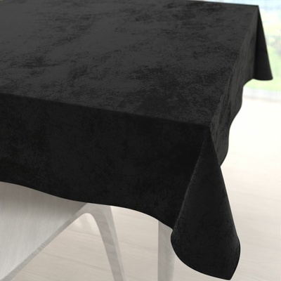 Biante Zamatový štvorcový obrus Velvet Prémium SVP-023 Čierny 110x110 cm