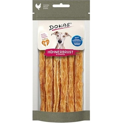 Dokas Animal Welfare kuracie prsia prúžky 50 g