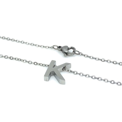 Jan Kos jewellery Řetízek s přívěskem z oceli 12118129
