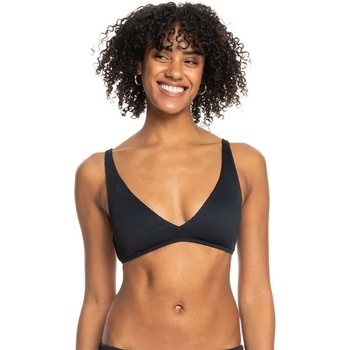 Roxy Rib Love The Oceana V bikini top - Black (Anthracite)
