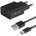 4smarts Захранване за ел. мрежа 2.4A с USB изход и USB-C кабел - 4smarts Basic Wall Charger Set 2.4A 12W (черен) (4S465557)