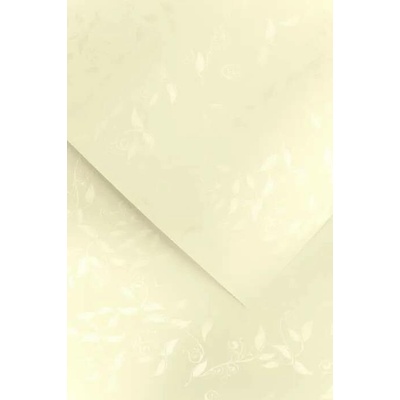 Galeria Papieru ozdobný papír A4 230 g 20 ks Liana ivory