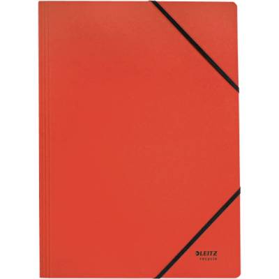 Leitz Папка с каучук, картон, A4, LEITZ "Recycle", червена 39080025 (39080025)